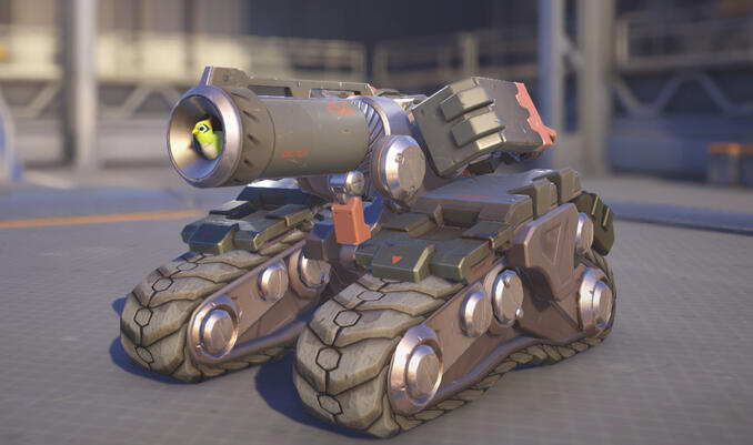 Bastion from Overwatch in Tank form.